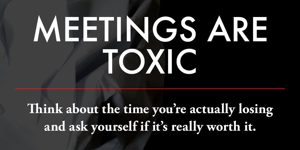 Meeting itu racun