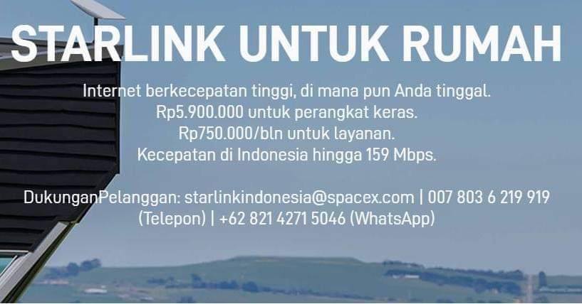 Pembatasan Kecepatan Internet Starlink Indonesia